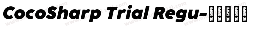 CocoSharp Trial Regu字体转换